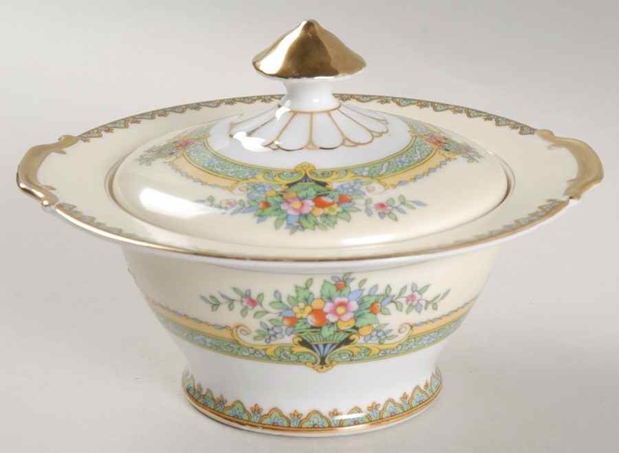 Mystery #116 Sugar Bowl & Lid by Noritake-1