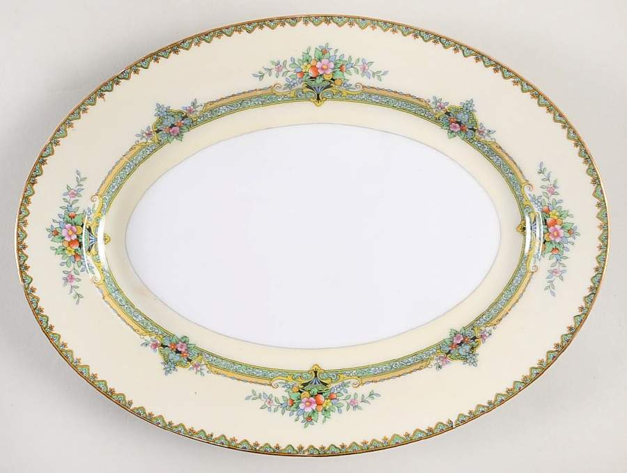 Mystery #116 11" Oval Serving Platter by Noritake-1