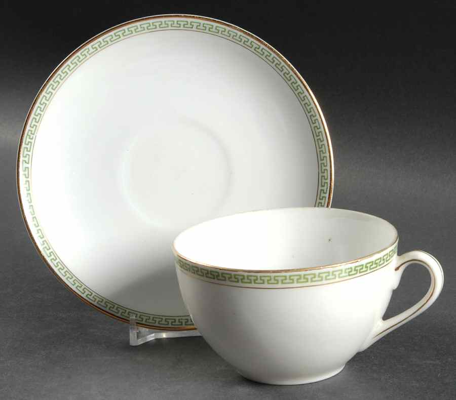 Mystery #118 Flat Cup & Saucer Set by Noritake-1