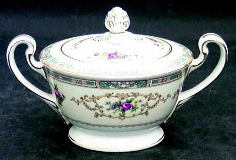 Mystery #119 Sugar Bowl & Lid by Noritake-1