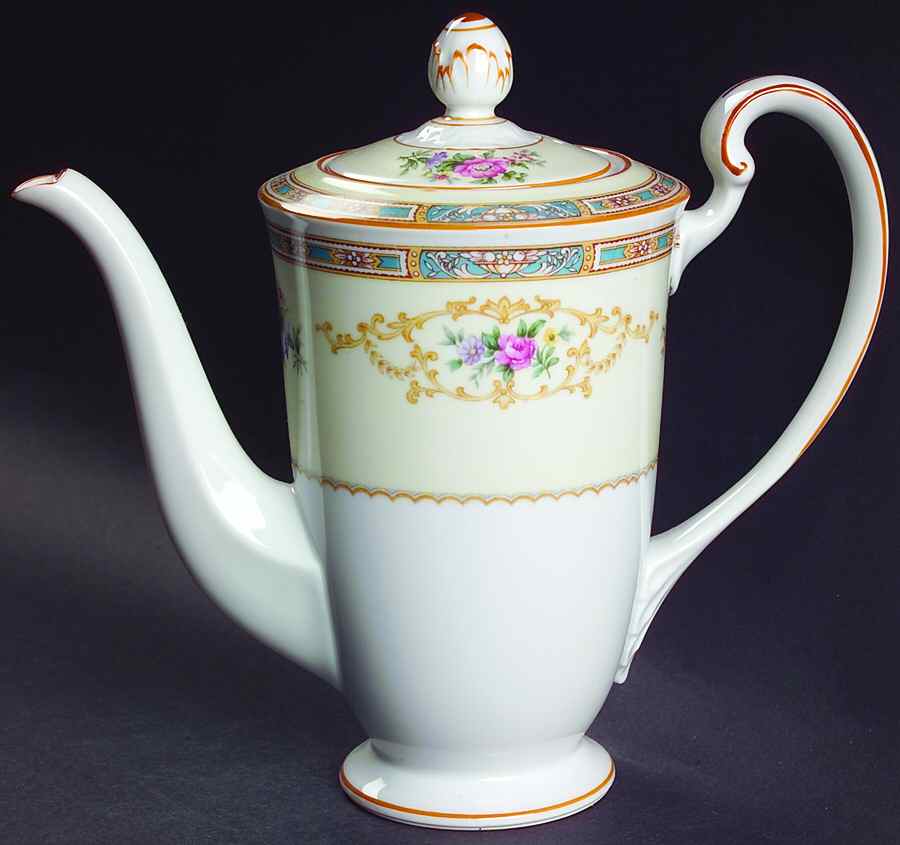 Mystery #119 Mini Coffee Pot & Lid by Noritake-1