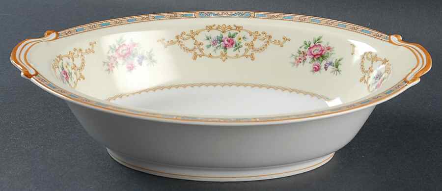 Mystery #119 10" Oval Vegetable Bowl by Noritake-1