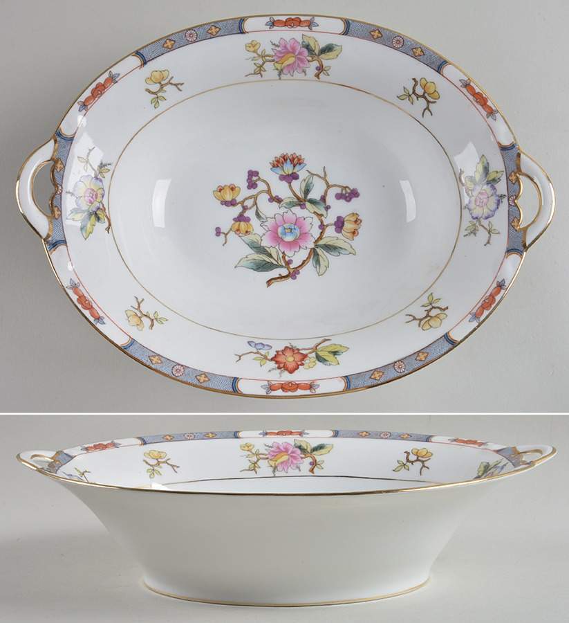 Mystery #12a 10" Oval Vegetable Bowl by Noritake-1