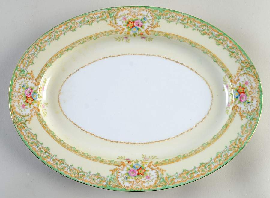 Mystery #134 11" Oval Serving Platter by Noritake-1