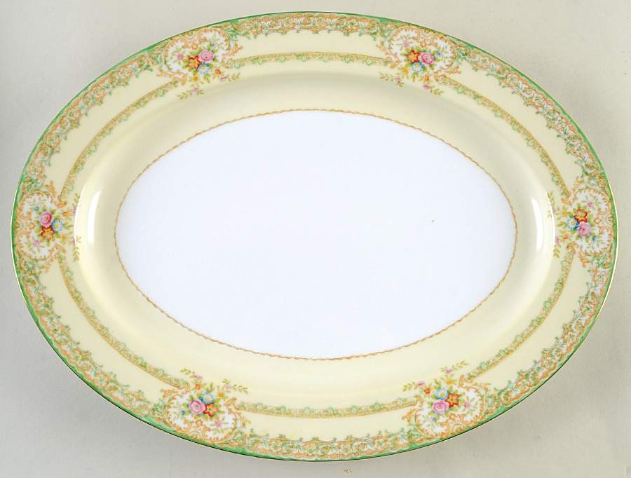 Mystery #134 16" Oval Serving Platter by Noritake-1