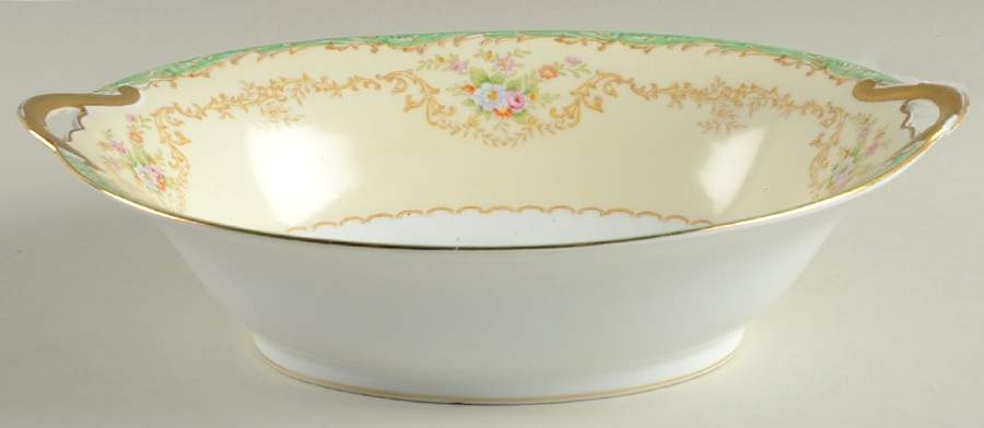 Mystery #136 10" Oval Vegetable Bowl by Noritake-1
