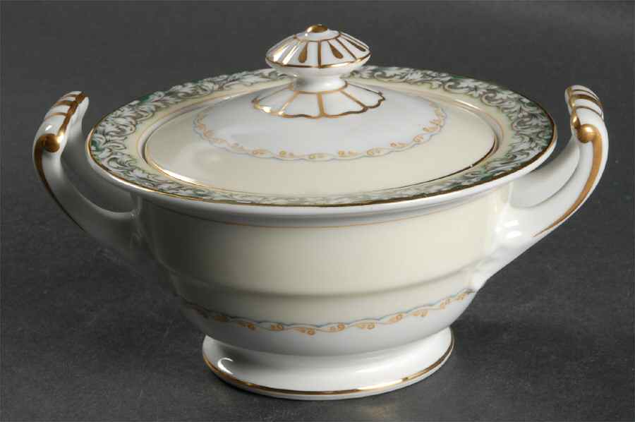 Mystery #14 Sugar Bowl & Lid by Noritake-1