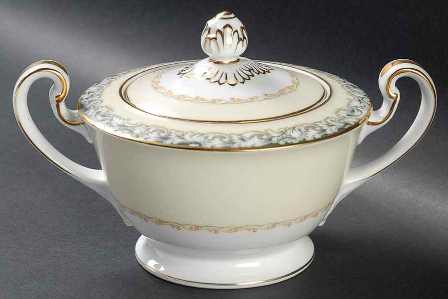 Mystery #14 Sugar Bowl & Lid by Noritake-1