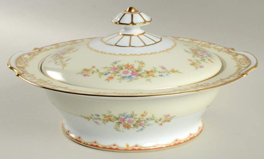 Mystery #142 Round Covered Vegetable by Noritake-1