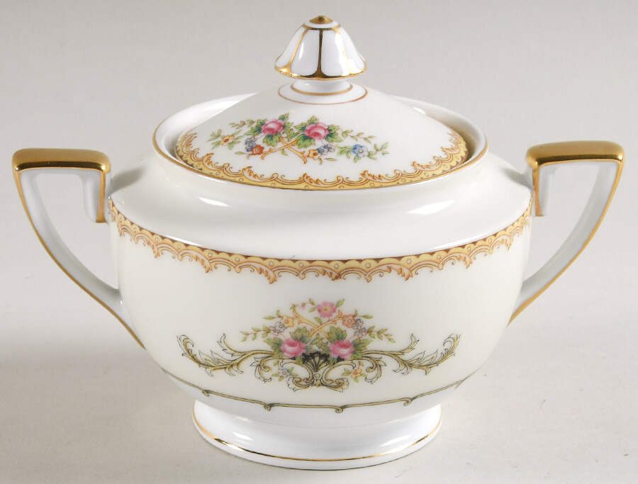 Mystery #149 Sugar Bowl & Lid by Noritake-1