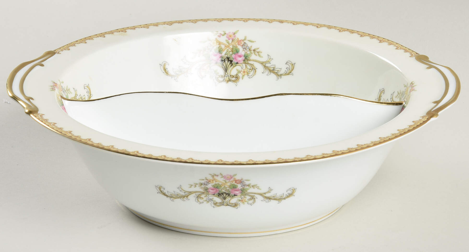 Mystery #149 Round Divided Vegetable Bowl by Noritake-1