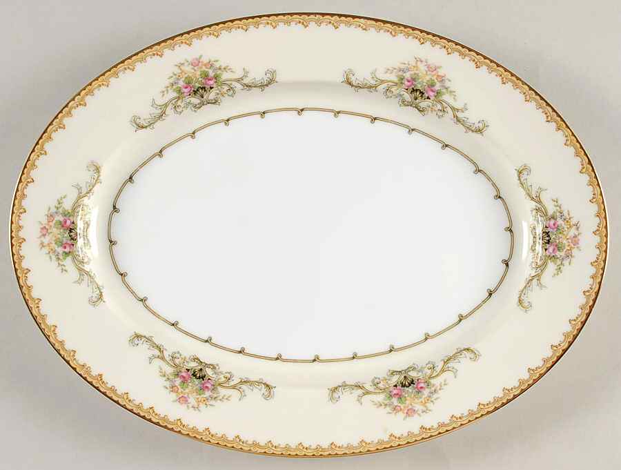 Mystery #149 11" Oval Serving Platter by Noritake-1