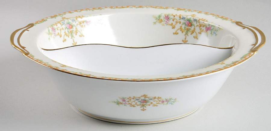 Mystery #157 Round Divided Vegetable Bowl by Noritake-1