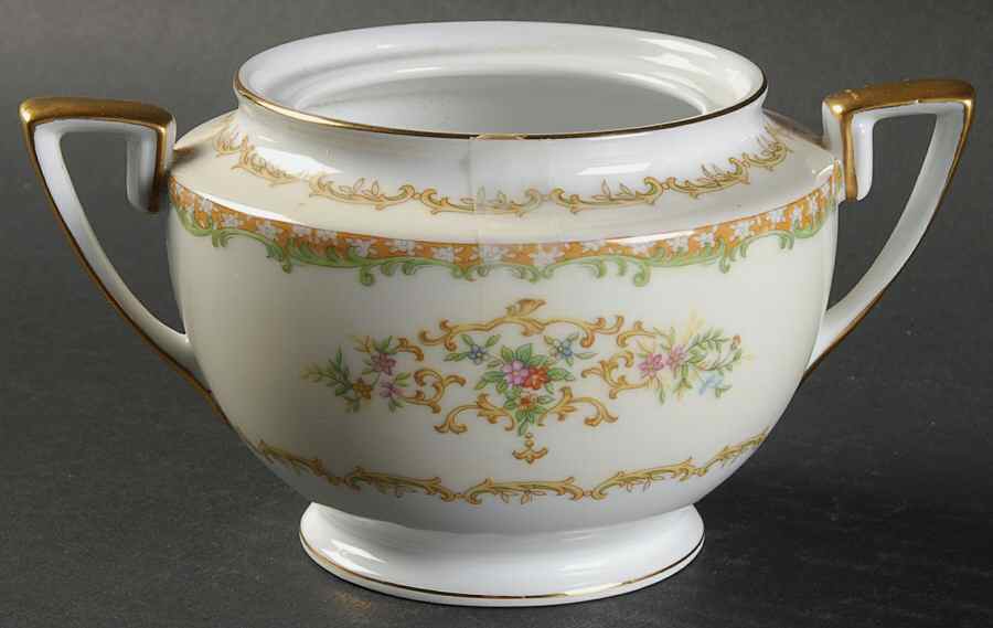 Mystery #157 Sugar Bowl No Lid by Noritake-1