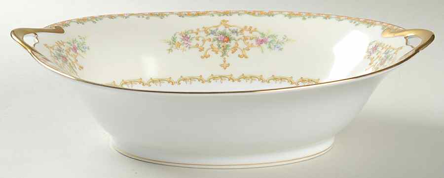 Mystery #157 10" Oval Vegetable Bowl by Noritake-1
