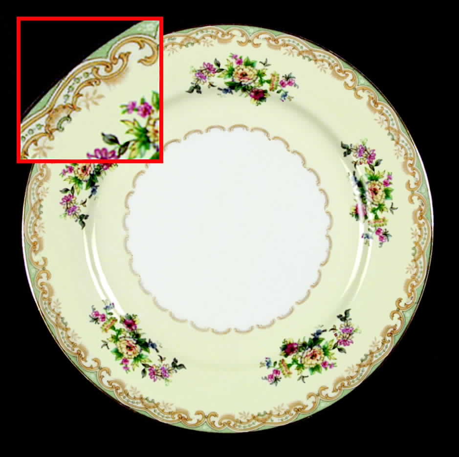 Mystery #160 Dinner Plate by Noritake-1