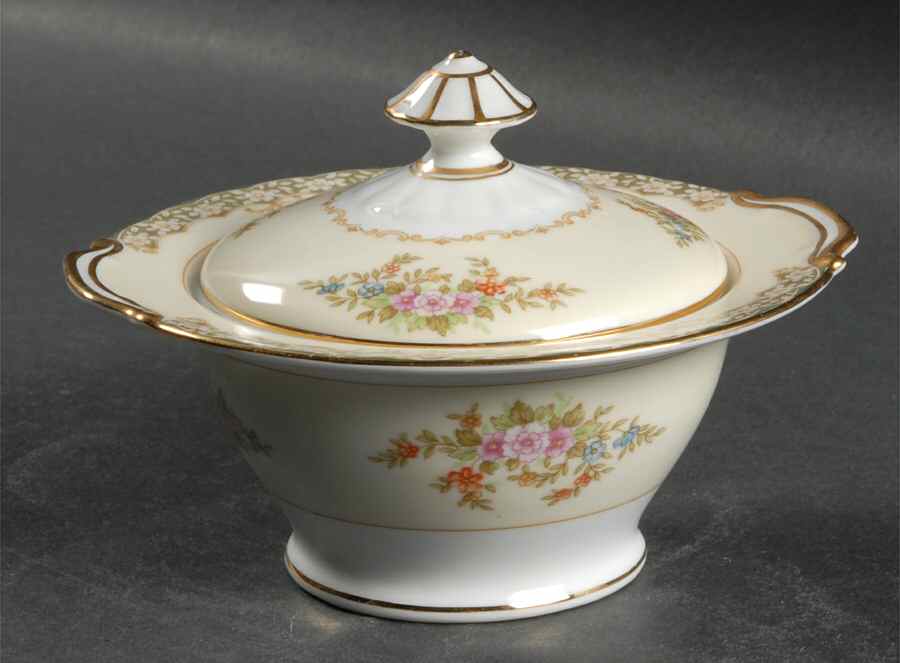 Mystery #162 Sugar Bowl & Lid by Noritake-1