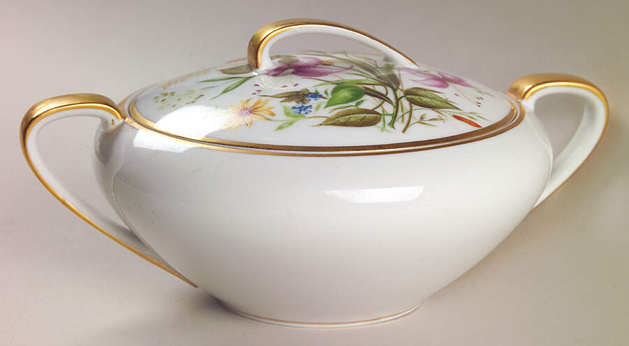 Mystery #164 Sugar Bowl & Lid by Noritake-1