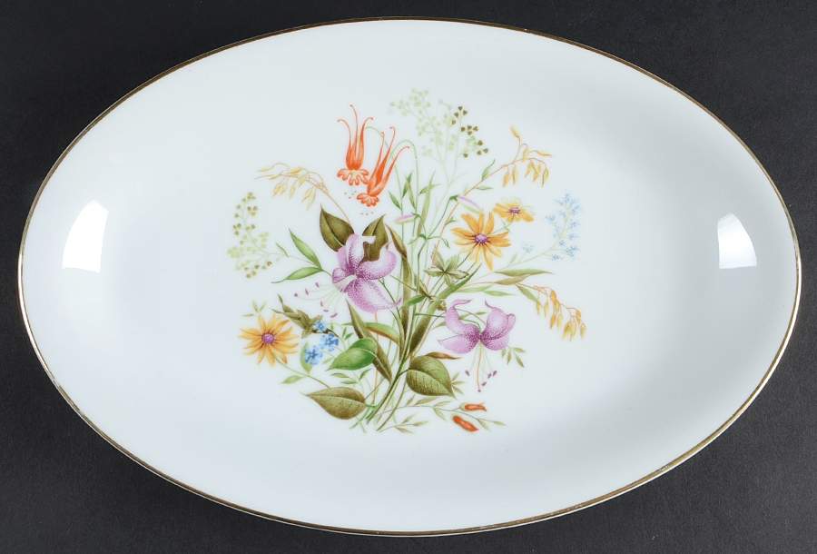 Mystery #164 12" Oval Serving Platter by Noritake-1