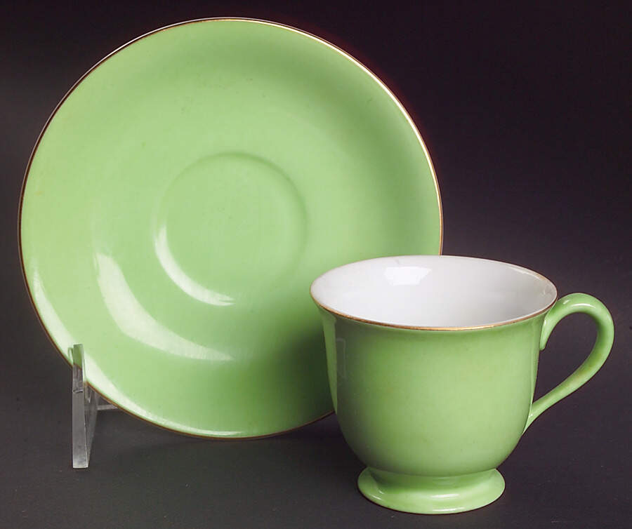 Mystery #170 Footed Demitasse Cup & Saucer Set by Noritake-1