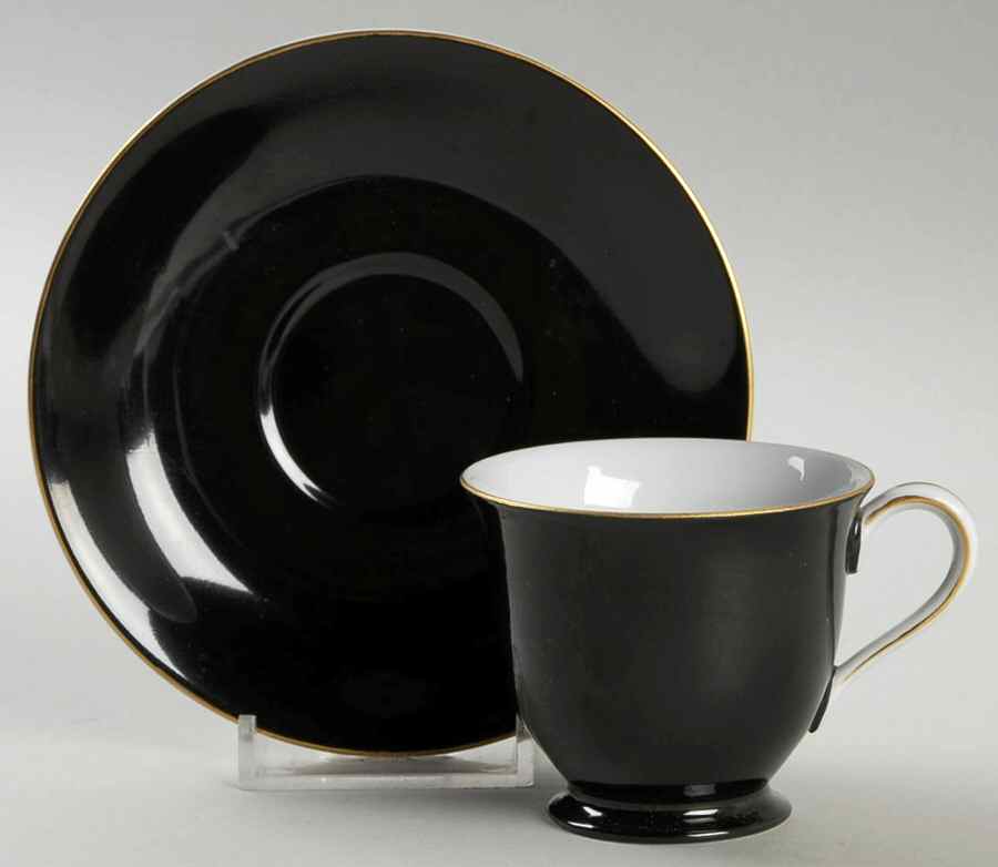 Mystery #170 Footed Demitasse Cup & Saucer Set by Noritake-1