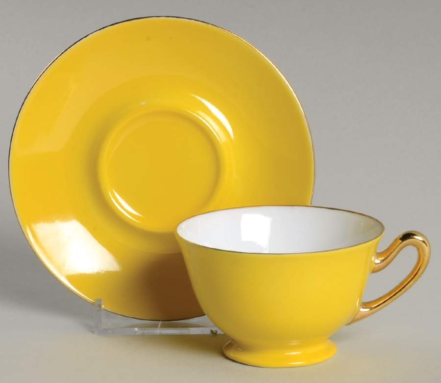 Mystery #170 Footed Demitasse Cup & Saucer Set by Noritake-1