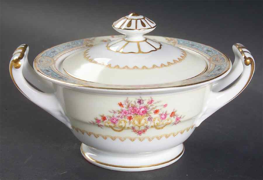 Mystery #171 Sugar Bowl & Lid by Noritake-1