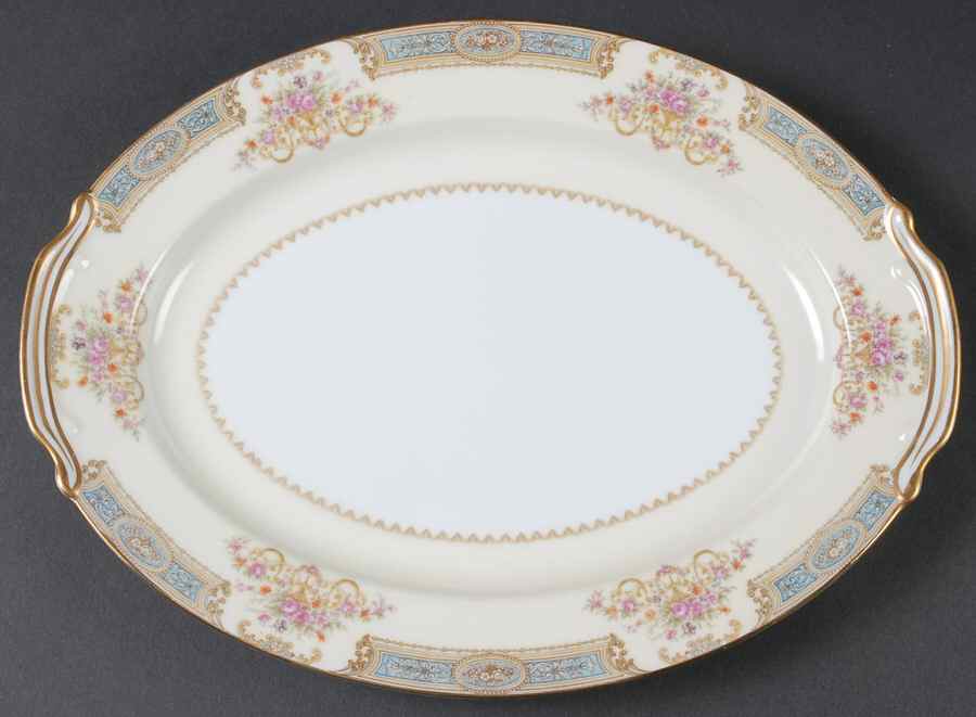 Mystery #171 13" Oval Serving Platter by Noritake-1