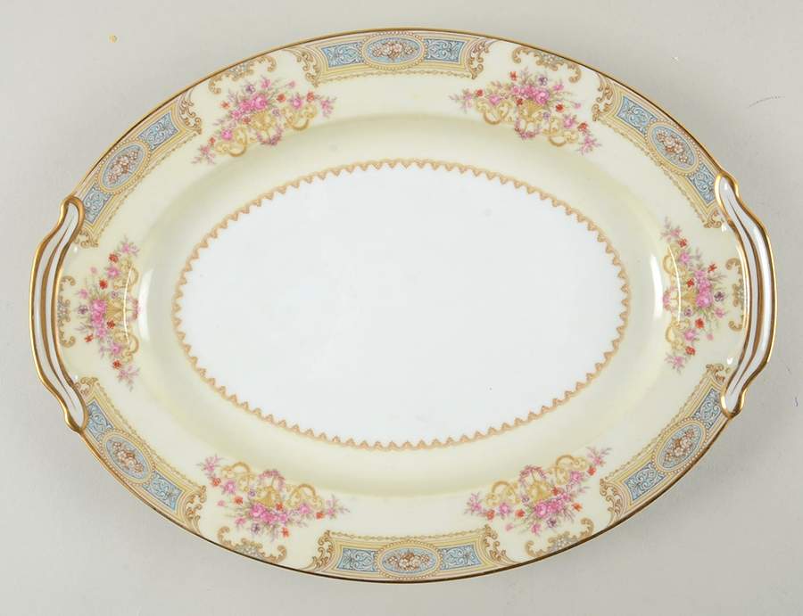 Mystery #171 11" Oval Serving Platter by Noritake-1