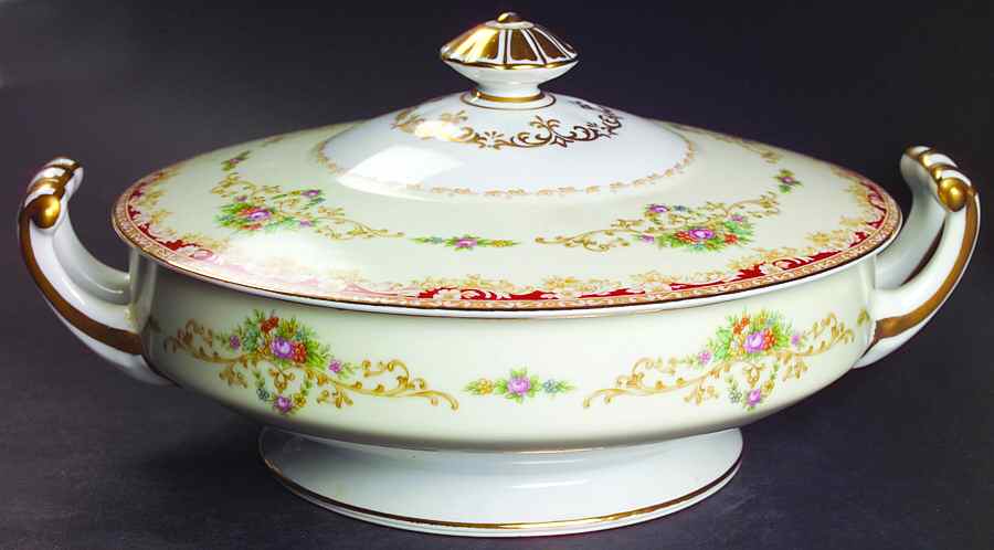 Mystery #173 Round Covered Vegetable by Noritake-1