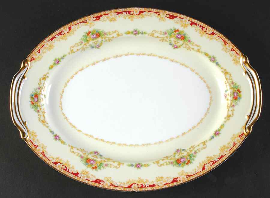 Mystery #173 11" Oval Serving Platter by Noritake-1