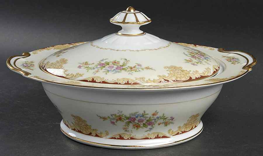 Mystery #175 Round Covered Vegetable by Noritake-1
