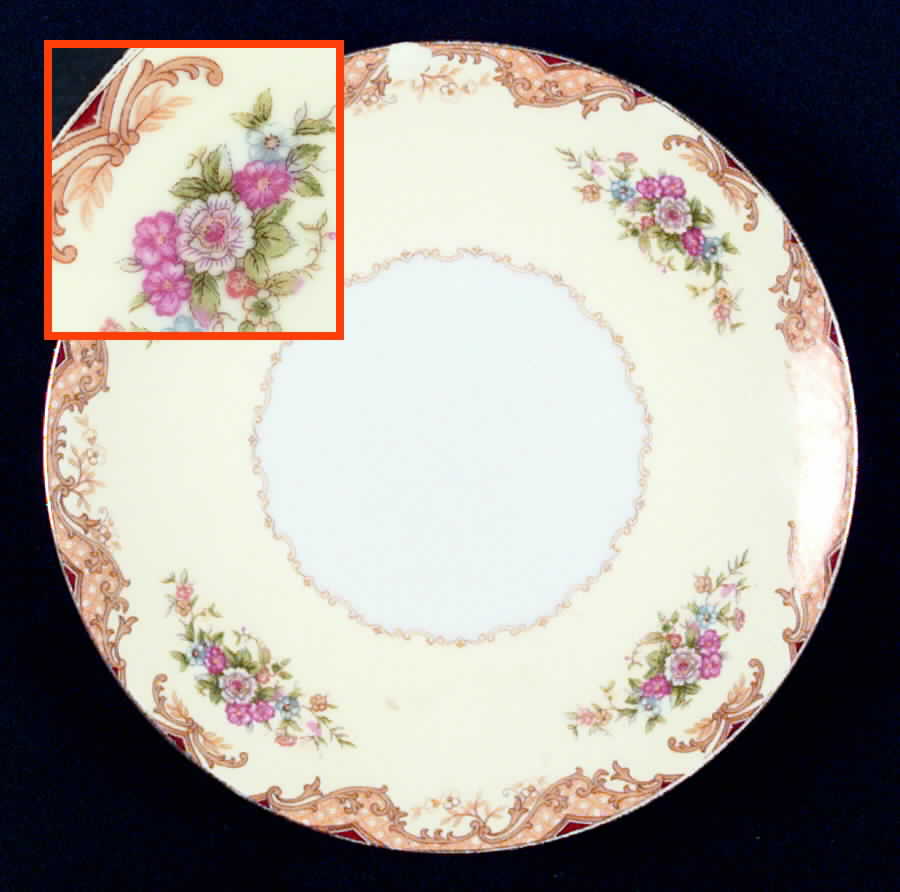 Mystery #176 Saucer for Cream Soup Bowl by Noritake-1