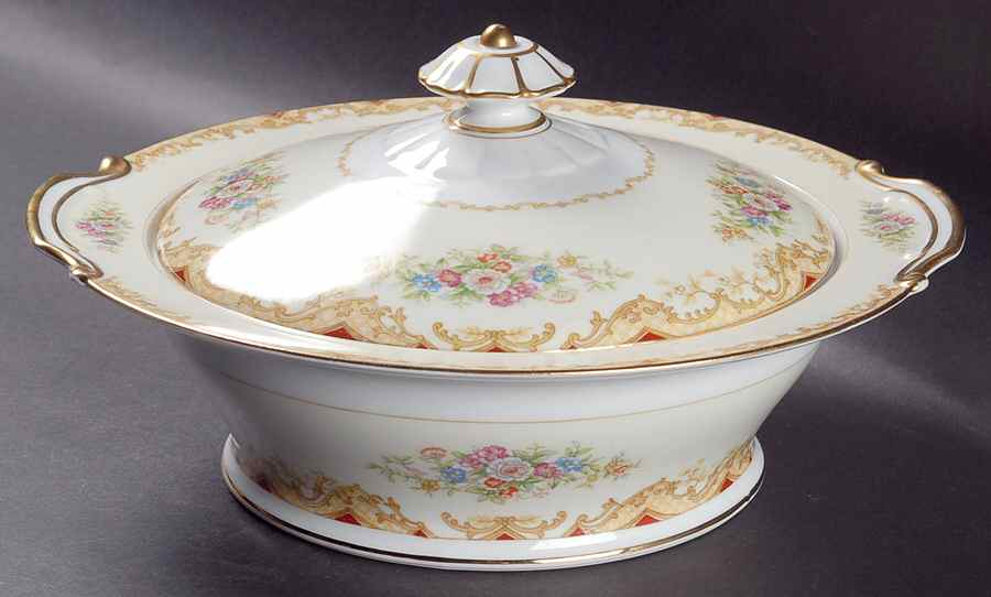 Mystery #176 Round Covered Vegetable by Noritake-1