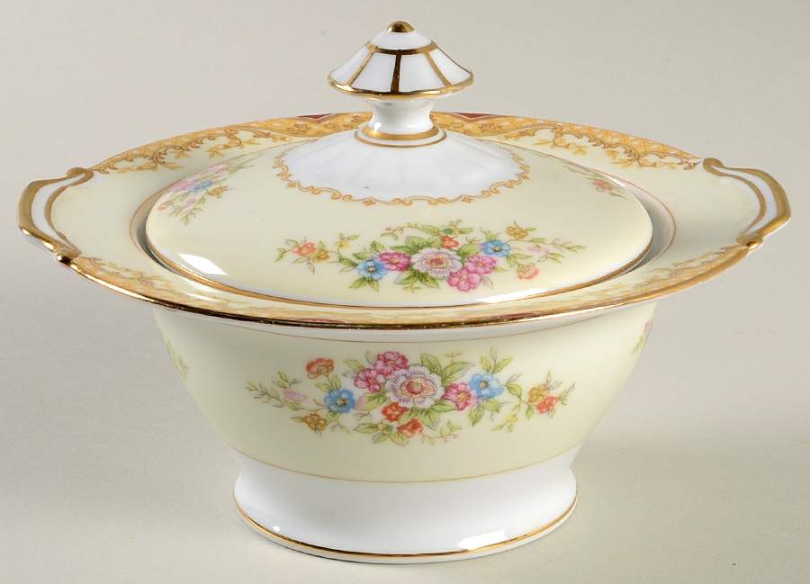 Mystery #176 Sugar Bowl & Lid by Noritake-1