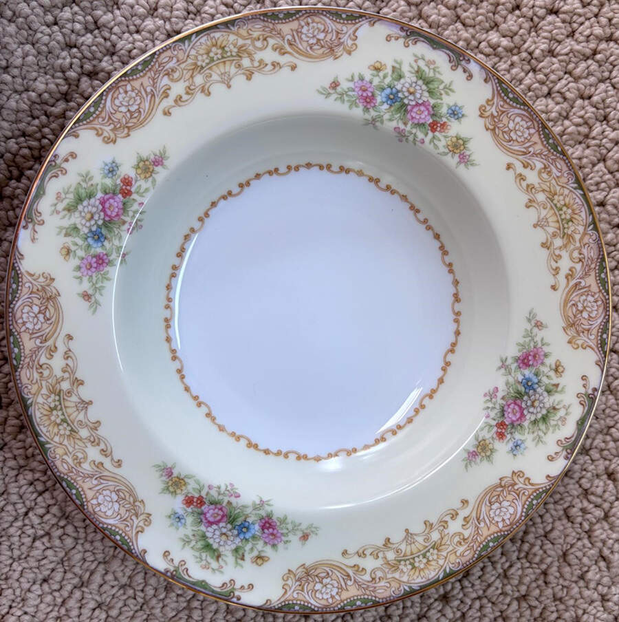 Mystery #177 Rim Soup Bowl by Noritake-1