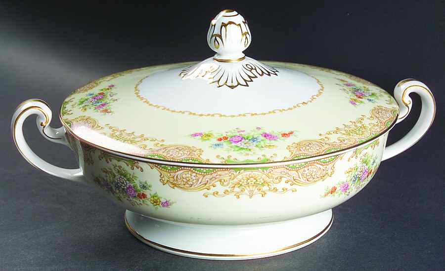 Mystery #177 Round Covered Vegetable by Noritake-1