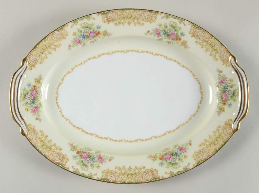 Mystery #177 11" Oval Serving Platter by Noritake-1