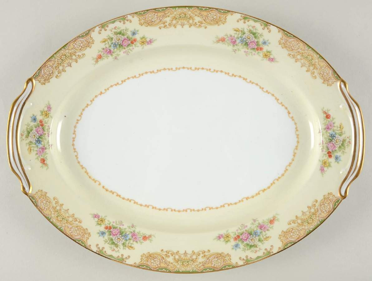 Mystery #177 14" Chop Plate (Round Platter) by Noritake-1