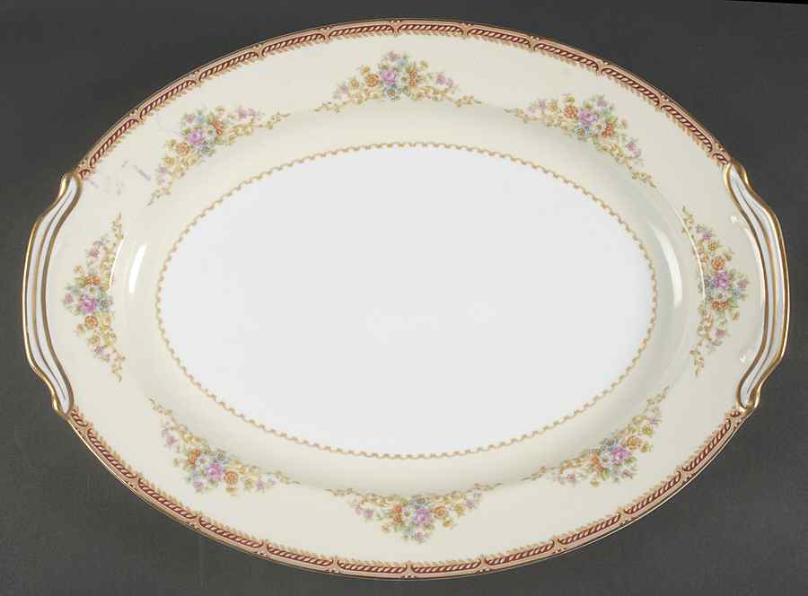 Mystery #179 16" Oval Serving Platter by Noritake-1