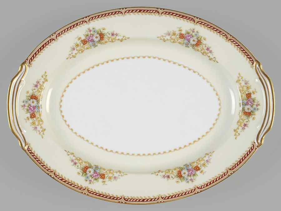Mystery #179 11" Oval Serving Platter by Noritake-1