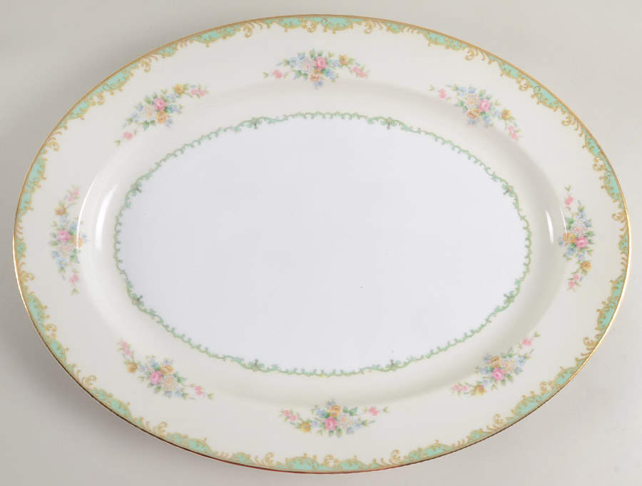 Mystery #18 16" Oval Serving Platter by Noritake-1