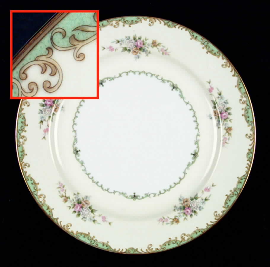 Mystery #18 Dinner Plate by Noritake-1