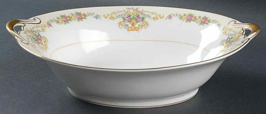 Mystery #180 10" Oval Vegetable Bowl by Noritake-1