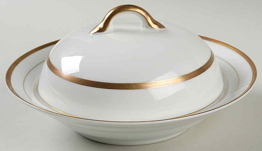 Mystery #181 Round Covered Butter by Noritake-1