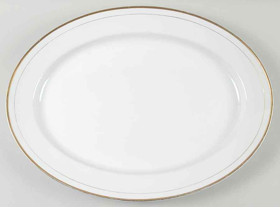 Mystery #181 17" Oval Serving Platter by Noritake-1