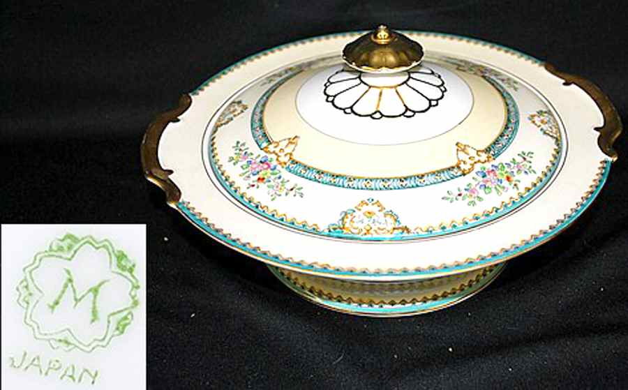 Mystery #185 Round Covered Vegetable by Noritake-1