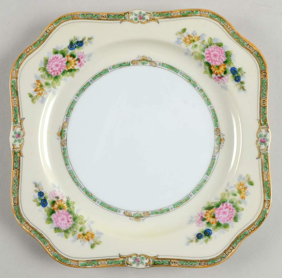 Mystery #186 Square Salad Plate by Noritake-1