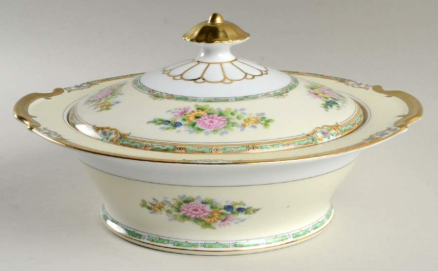 Mystery #186 Round Covered Vegetable by Noritake-1