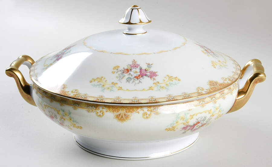 Mystery #190 Round Covered Vegetable by Noritake-1